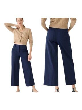 ***SOLD***J. Crew Sydney Wide Leg Pant Stretch Cotton